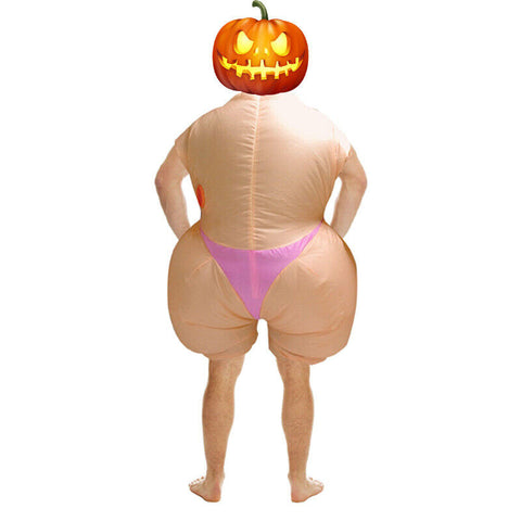 Inflatable Adult Costume Suit Fan Halloween Costume Party Funny Fancy Dress Part