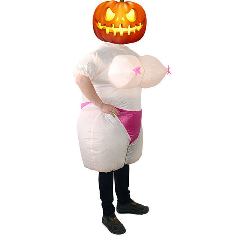 Inflatable Adult Costume Suit Fan Halloween Costume Party Funny Fancy Dress Part