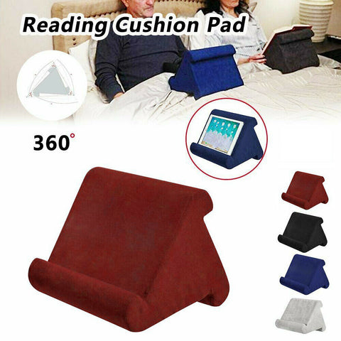 Tablet Pillow Stands For iPad Book Reader Holder Rest Laps Reading Cushion