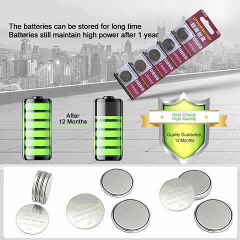 CR2032 Lithium 3V Coin Button Coin Batteries Cell