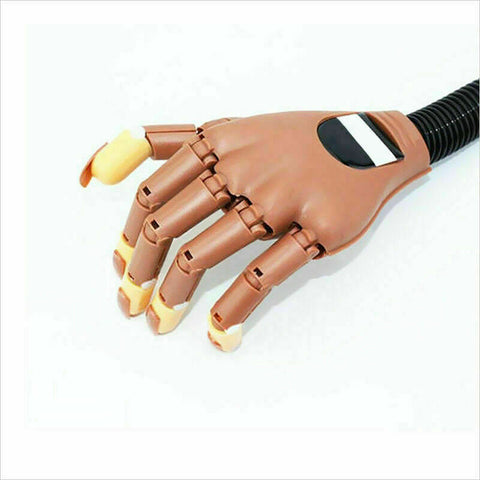 Flexible Nail Art Practice Training Model Trainer Hand Refit Replace Tip