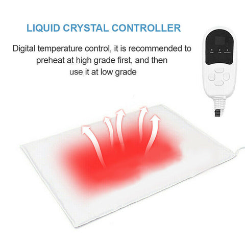 Pet Electric Heat Heated Heating Heater Pad Mat Blanket Bed Dog Cat Bunny 30W