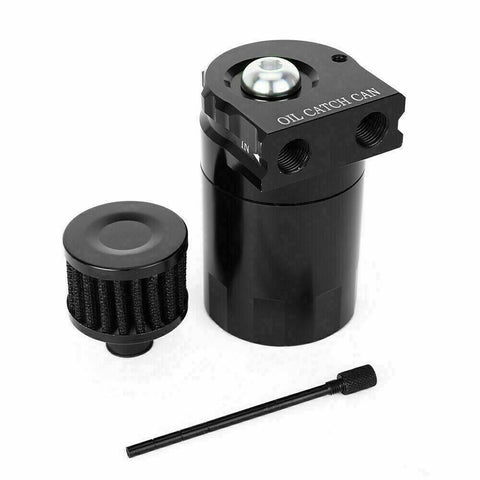 Oil Catch Can Breather Universal Baffled Diesel Reservoir Tank Petrol Filter