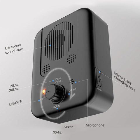 Anti Bark Device Ultrasonic Dogs Barking Control Stop Repeller Outdoor & Indoor