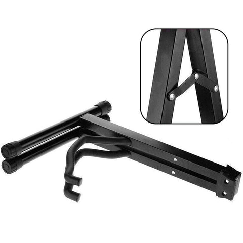 Folding Guitar Stand Floor Rack Electric Acoustic Bass Gig Holder AU