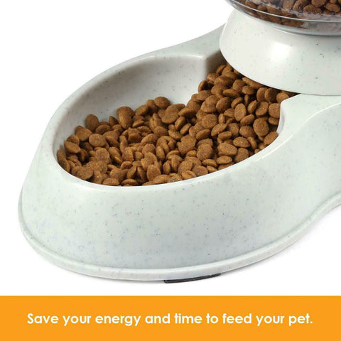 Automatic Water/Food Pet Dog Cat Puppy Dispenser Feeder Bowl Bottle 3.8/11L