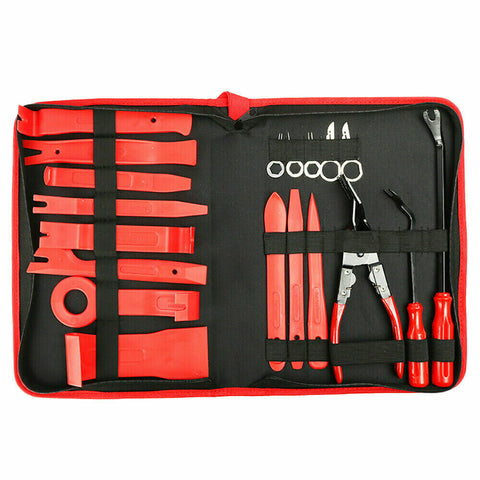 31pcs Car Trim Removal Tool Auto Hand Tools Pry Bar Dash Panel Door Interior Kit