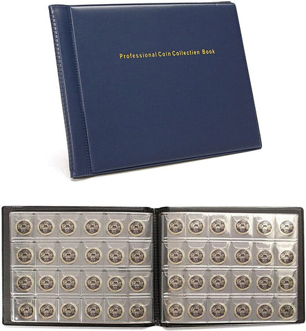 240 Coin Holder Collection Storage Collecting Money Penny Pockets Album Book AU