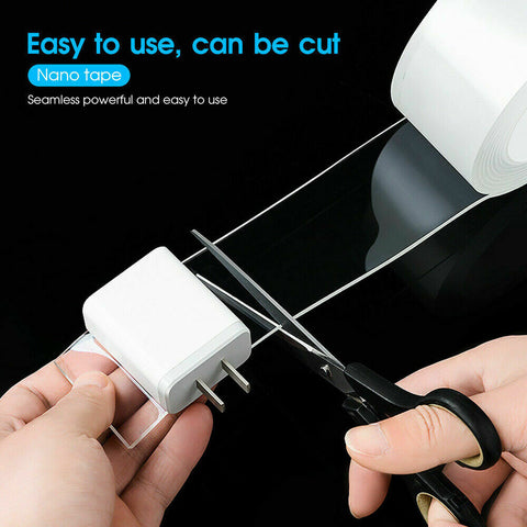 Traceless Clear Double-Sided Nano Tape Adhesive Invisible Gel Anti-Slip