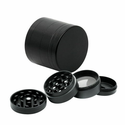 4-Layer Metal Zinc Alloy Tobacco Herb Grinder Hand Muller Smoke Crusher Spice