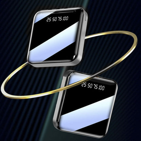 Portable 10000mAh Power Bank Mini USB Pack LED Battery Charger For Mobile Phone