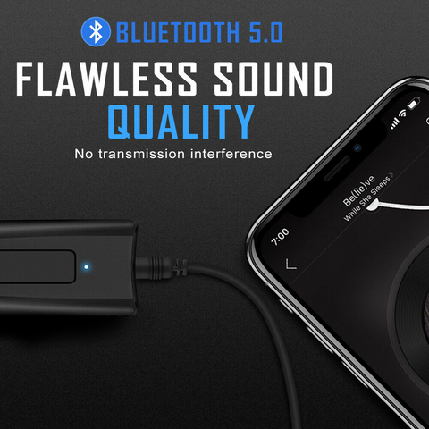 USB Bluetooth 5.0 Transmitter Receiver Stereo Audio Adapter AUX 3.5mm CAR