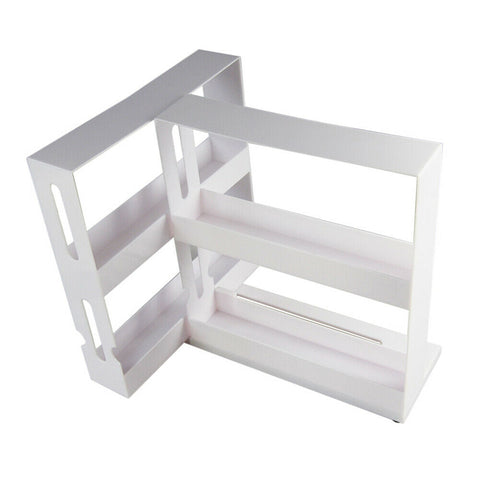 Slide Out Cabinet Kitchen Storage Cupboard Spice Rack Holder Swivel Organizer
