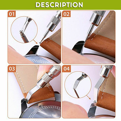 20 380 504 506pcs Watchmaker Watch Repair Tool Case Opener Remover Pin Bars