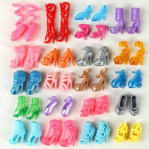 70/94pcs Barbie Doll Clothes Accessories Huge Lot Party Gown Outfits Girl Gift
