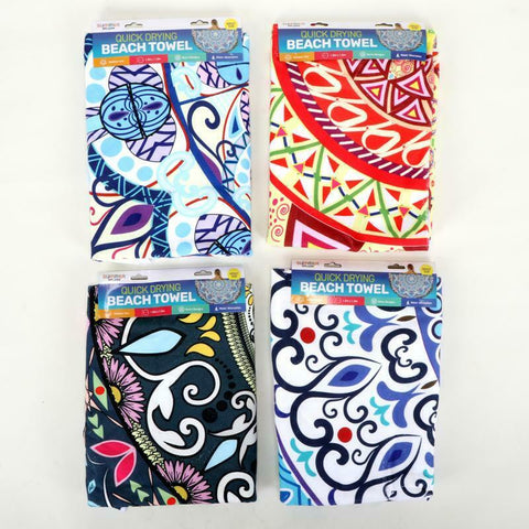 1 PC Mandala Tapestries Beach Picnic Quick Dry Round Towel Shawl Bohemian