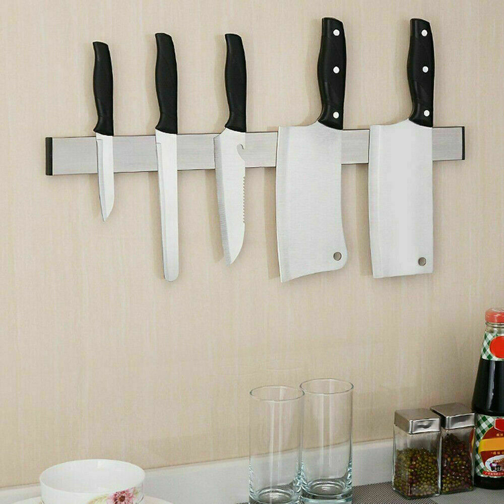 Magnetic Knife Rack Holder Stainless Steel Knives Tool Shelf Magnet 40/50cmMEL
