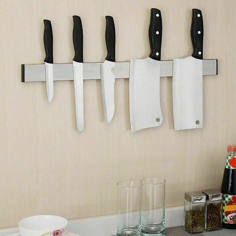 Magnetic Knife Rack Holder Stainless Steel Knives Tool Shelf Magnet 40/50cmMEL