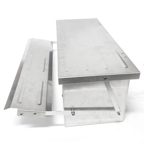 8.2L Automatic Chicken Food Feeder Treadle Self Opening Feed Galvanized AUStock