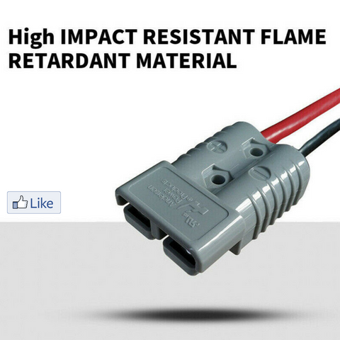 10m Ready to Use50Amp Anderson Plug Extension Lead 6mm TwinCore Automotive Cable