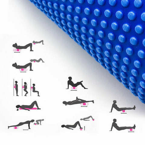 EVA PHYSIO FOAM ROLLER YOGA PILATES EXERCISE BACK HOME GYM MASSAGE 30/45/60/90CM