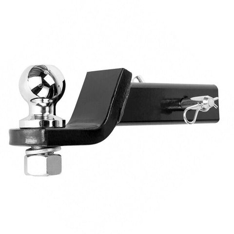 Tow Bar Ball Mount Tongue Hitch 2" 50mm Trailer 4WD Car Caravan Boat AU STOCK
