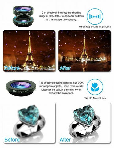 Smartphone Camera Lens Kit