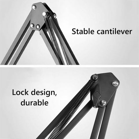 Aluminum 360Â° Adjustable Bed Flexible Long Arm Tablet Stand Phone Holder