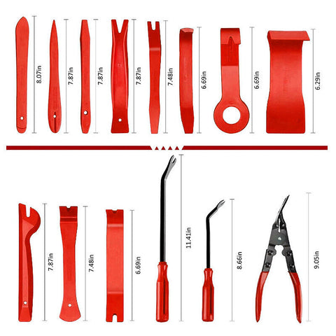 240 Car Trim Removal Tool Auto Hand Tools Pry Bar Dash Panel Kit Door Interior