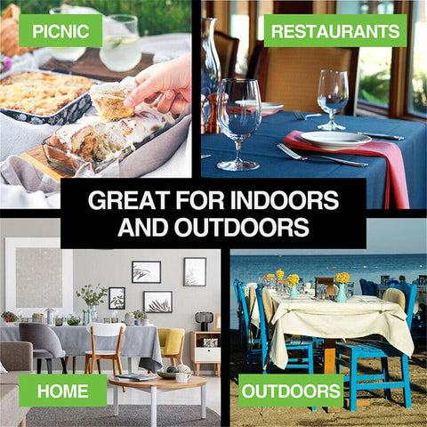 Rectangle Tablecloth Wedding Event Party Tableware Covers Table Cloth 130x175cm