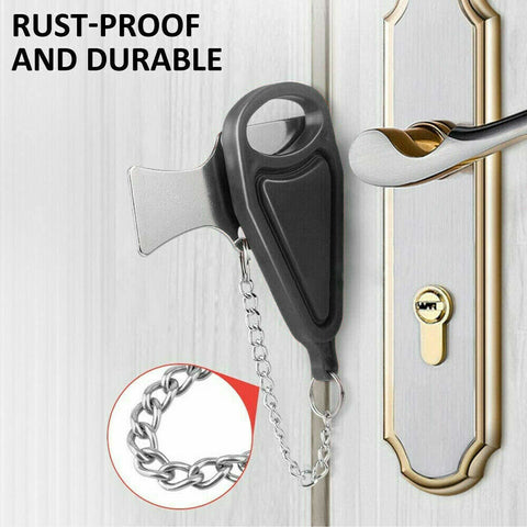 Portable Door Lock Hardware Security Safety Travel Hotel Portable Safe Lock