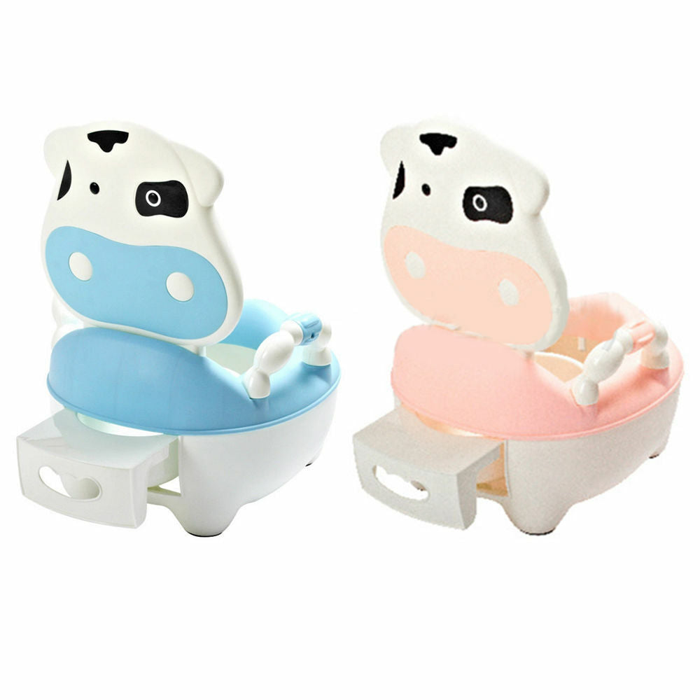 Safety Kids Baby Toddler Toilet Training Potty Trainer Cute Cartoon Seat Chair