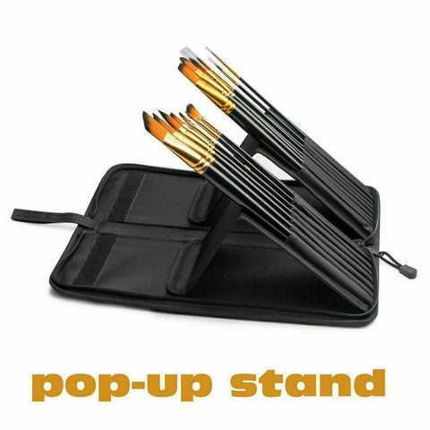 15Pcs Artist Paint Brushes Set Watercolour Acrylic Oil Painting Drawing Brush AU