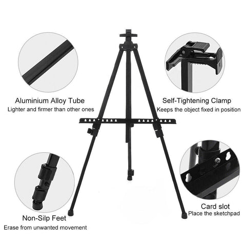 1.8M Adjustable Stand Tripod Easel Display Drawing Board Artist Sketch Painting