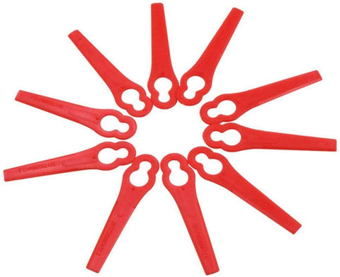 50/100 Pcs Blades for KULLER BOSCH OZITO Garden Yard Plastic For Grass Trimmer