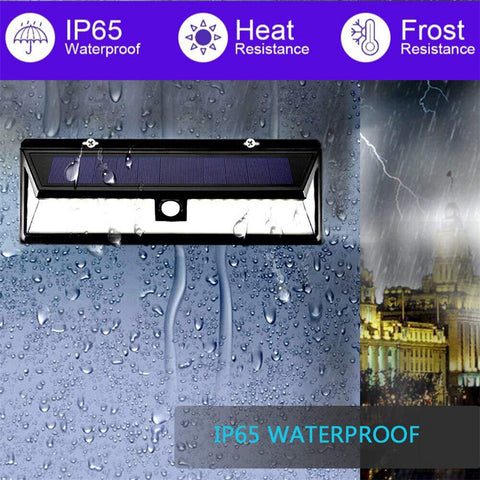 180 LED Solar Motion Sensor Light Outdoor Garden Yard Wall Security Flood Lamp