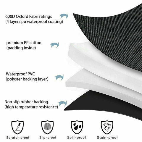 Premium Pet Back Car Seat Cover NonSlip Waterproof Pet Cat Hammock Protector Mat