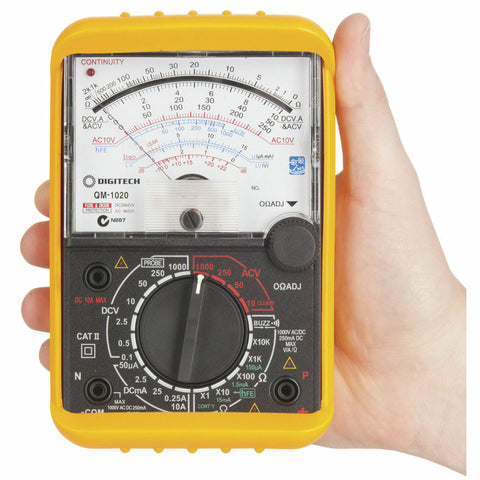 Digitech Digital Analogue Movement Multimeter Ave/RMS AVE 10M QM1020