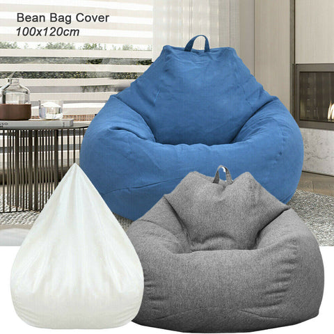 Extra Large Bean Bag Chairs Couch Sofa Cover Indoor Lazy Lounger