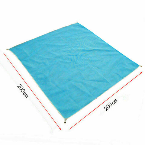 2x2M Beach Mat Sand Free Waterproof Outdoor Picnic Rug
