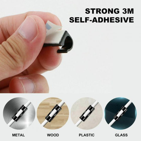 20PCS Self-adhesive Wire Organizer