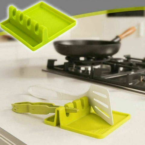 Silicone spoon holders