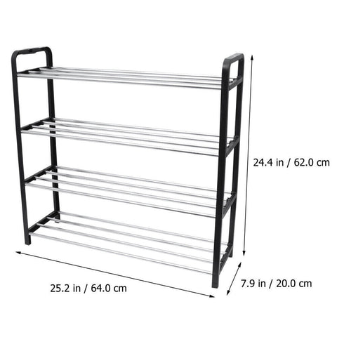 Shoe Rack Storage Organizer Shelf Stand Shelves 3/4/5 Tiers Layers Shoe Storage