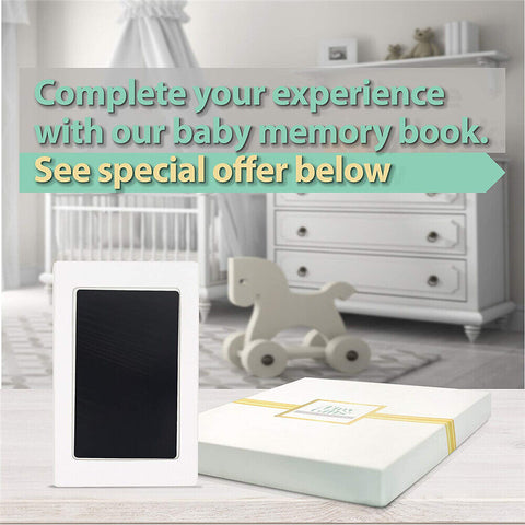 Inkless Wipe Hand and Foot Print Kit Newborn Christening Baby Pet Keepsake Gift