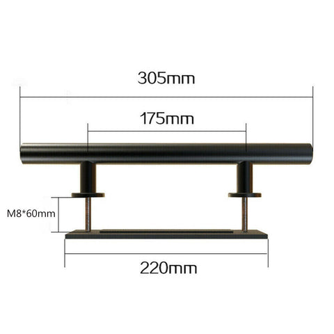 12" Barn Door Handle Sliding Flush Pull Wood Door Gate Hardware Stainless Steel