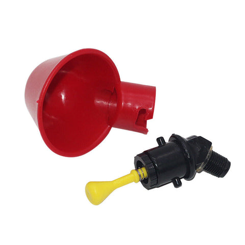 Automatic Cups Chicken Waterer Poultry Water Feeder Drinker Chook Bird