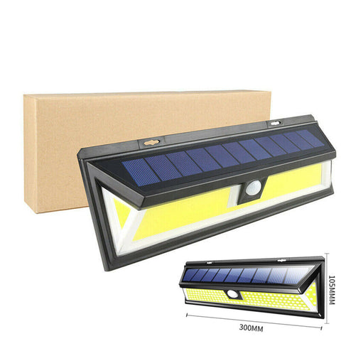 180 LED Solar Motion Sensor Light Outdoor Garden Yard Wall Security Flood Lamp