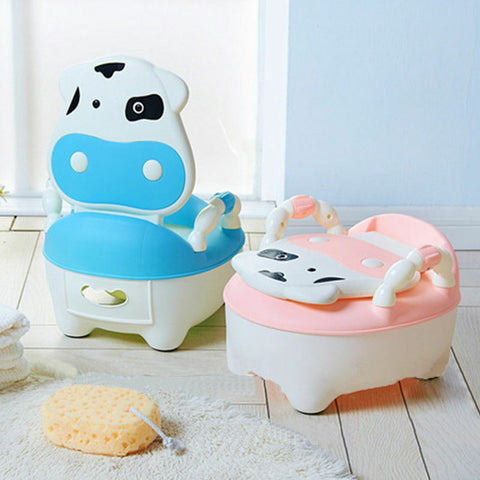 Safety Kids Baby Toddler Toilet Training Potty Trainer Cute Cartoon Seat Chair