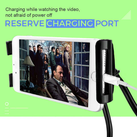 Flexible Lazy Bracket Mobile Phone Neck Hanging Stand Holder For Samsung iPhone