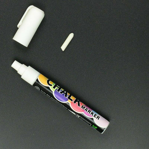 8pcs 3/6/15mm Liquid Chalk Marker Pens LED Writing Board Glass Art Pen Window